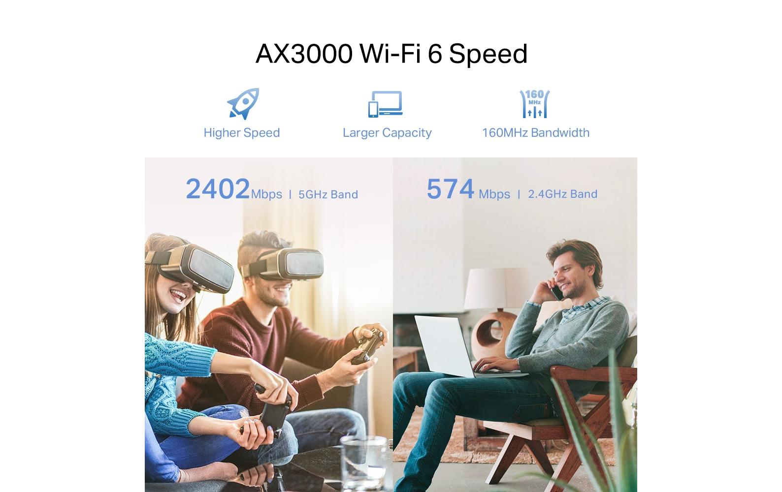 TP-Link RE705X – Access Point – Wi-Fi 6 (2,4/5 GHz), 3,0 Gbit/s