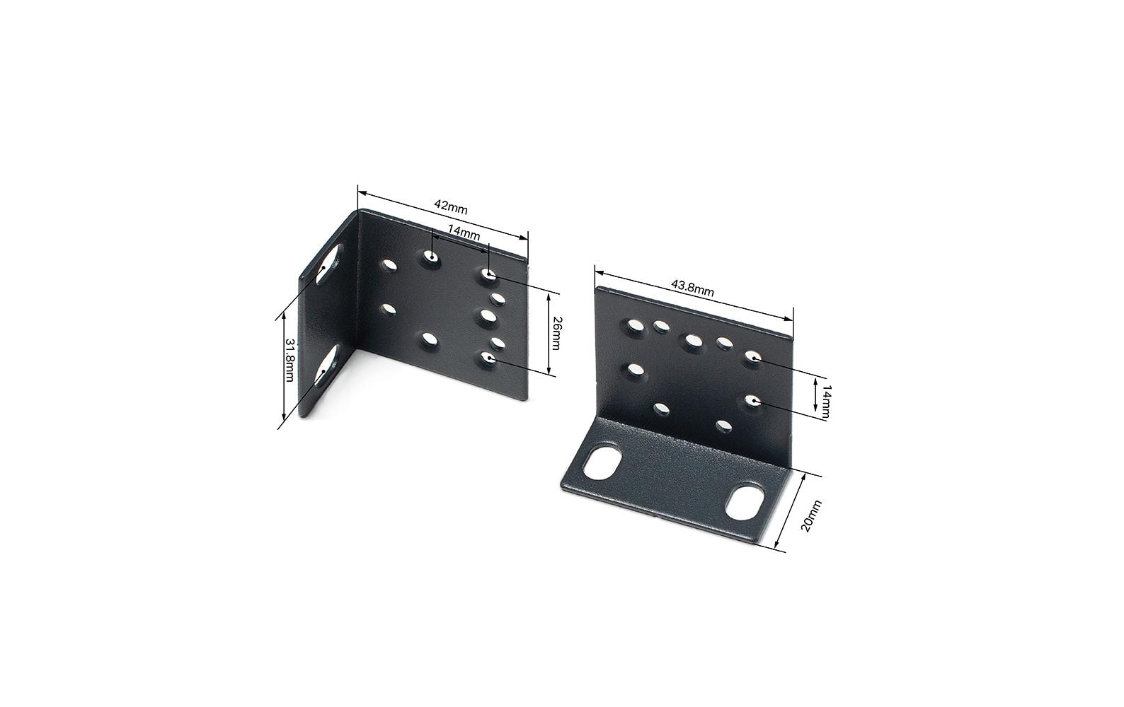TP-Link Omada 19" Rack-Montageset – Schwarz, Metall, für diverse Modelle