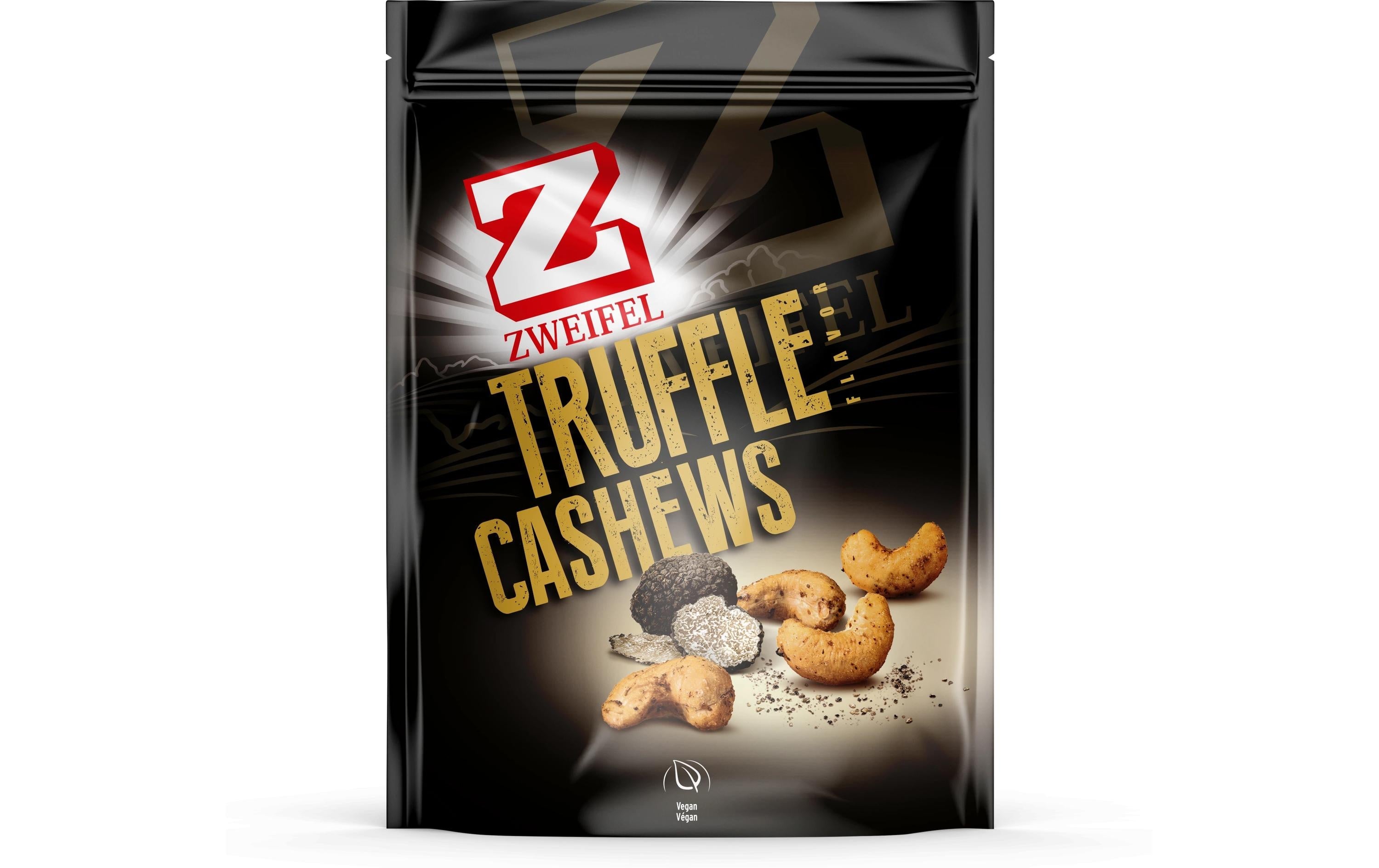 Zweifel Cashews – Trüffel, geröstet & gewürzt, vegan – 115 g
