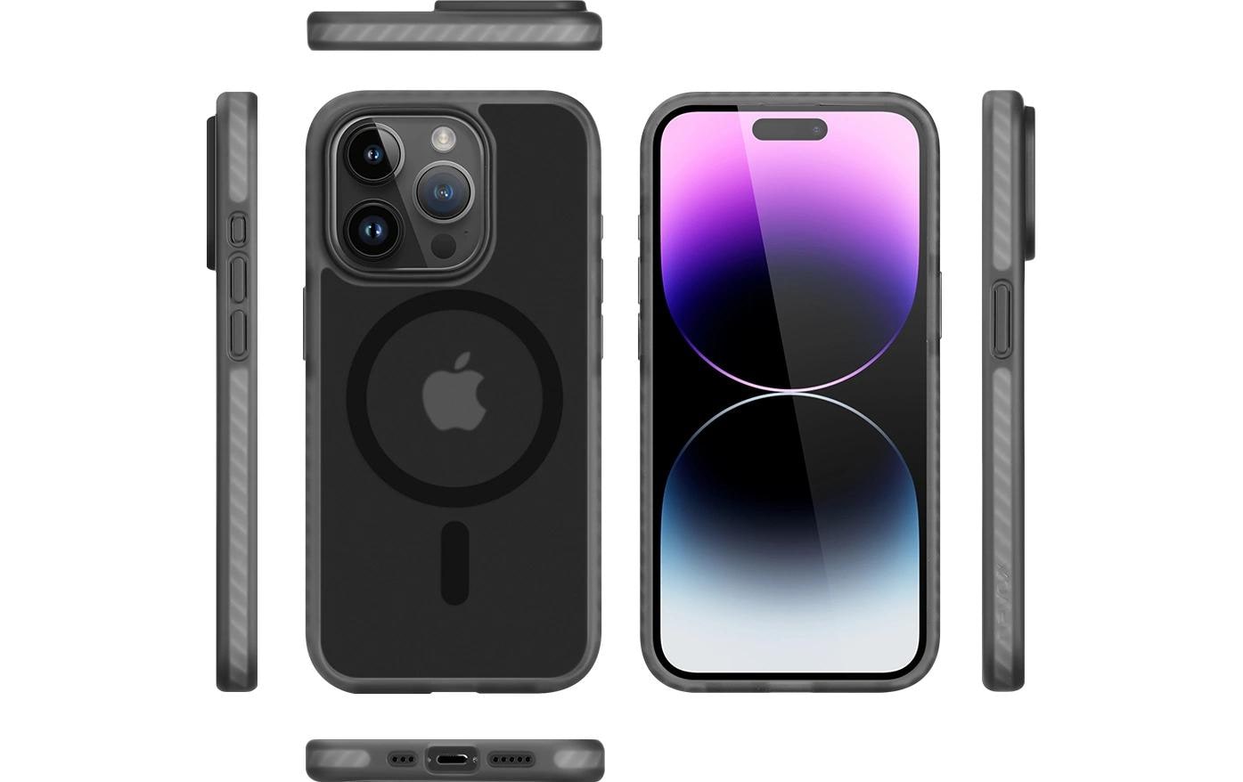 Nevox – Backcover – für Apple iPhone 16 Pro – Schwarz – TPU/PC – MagSafe-kompatibel