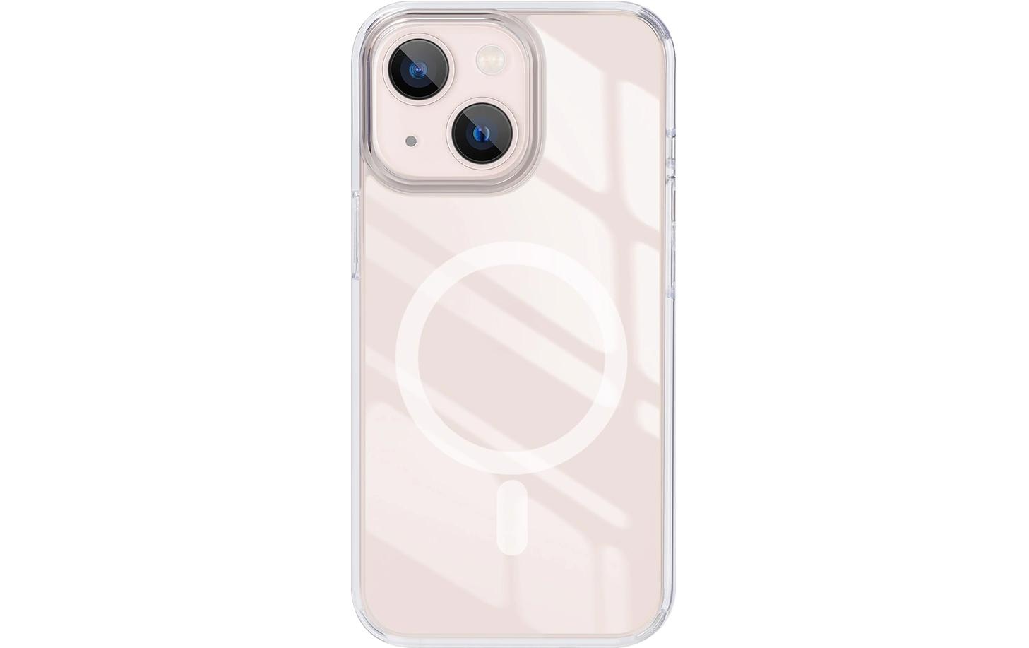 nevox StyleShell SHOCKFlex Backcover – für Apple iPhone 16, MagSafe, PC+TPU, Transparent
