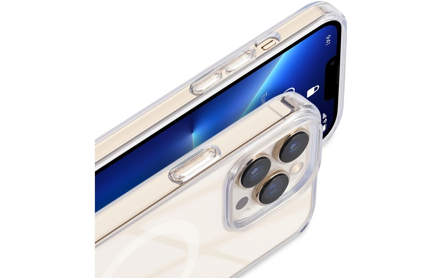 nevox Backcover – für Apple iPhone 16 Pro Max, MagSafe, PC+TPU, Transparent