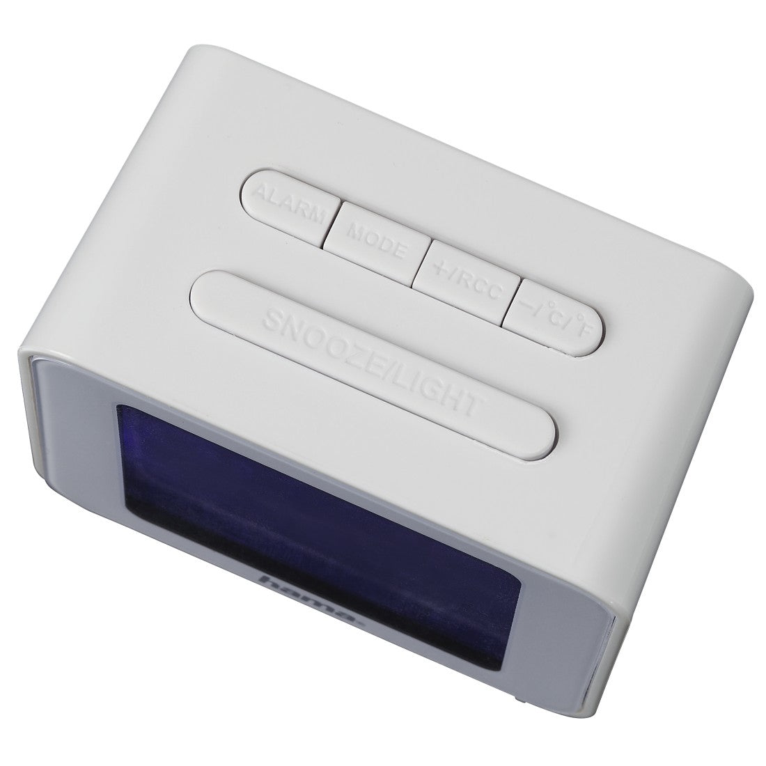 Hama Digitalwecker – Funk, Snooze, Thermometer, 7 × 6 × 4 cm, Weiss