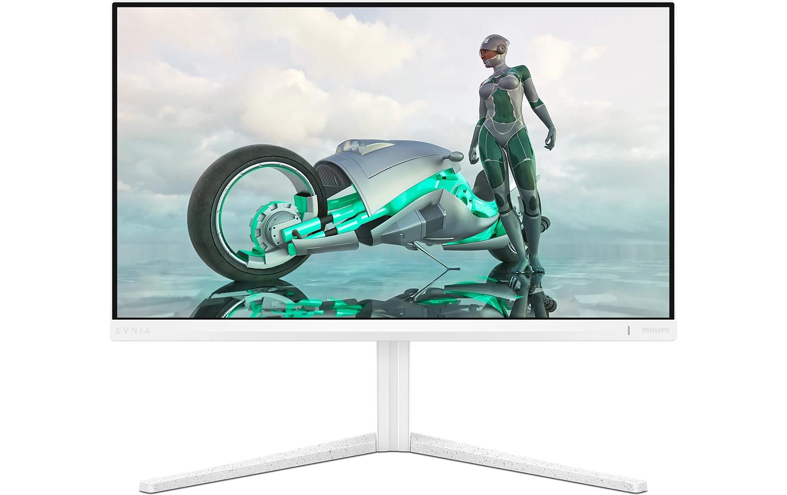 Philips 24M2N3201A/00 – Monitor, 23,8", 1920 × 1080, IPS, 180 Hz, 300 cd/m², Lautsprecher, VESA 100 × 100, Weiss