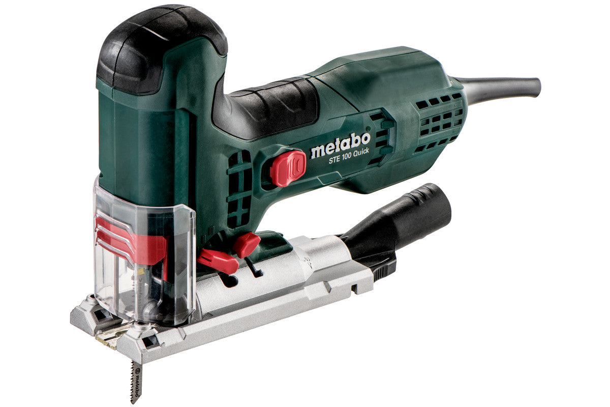 Metabo Stichsäge STE 100 Quick – 710 W – QuickIN – Schnitttiefe Holz 100 mm – Koffer