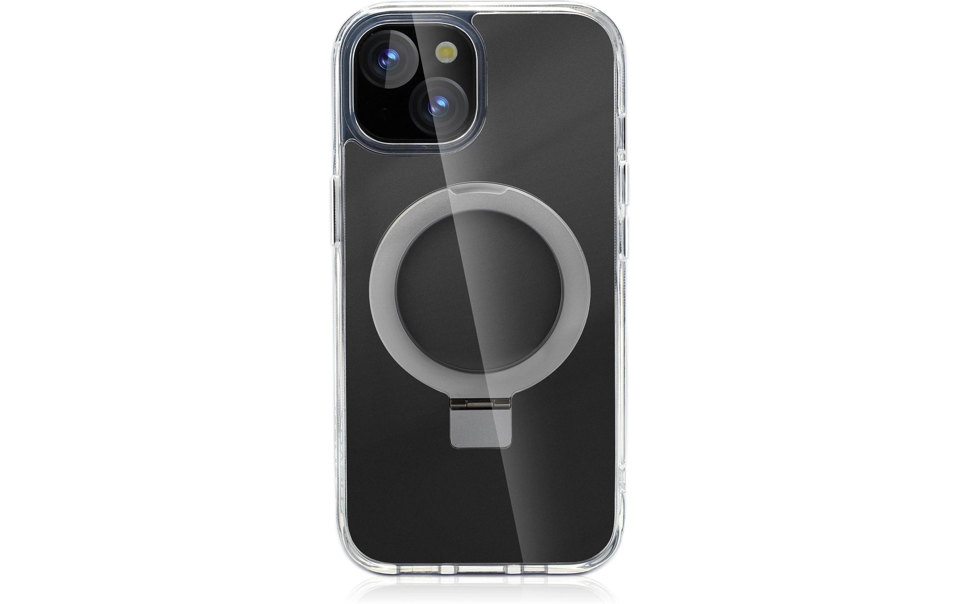 Nevox – Backcover – für Apple iPhone 16 – Transparent – TPU – MagSafe-kompatibel, Desktop-Ständer