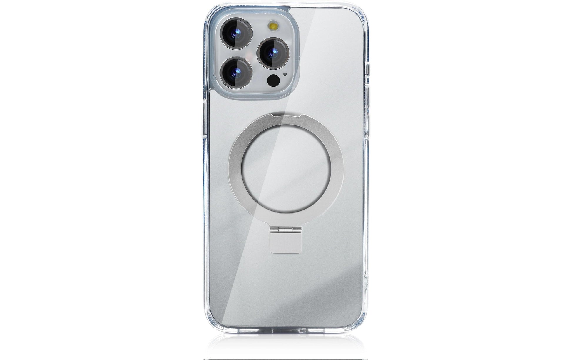 Nevox – Backcover – für Apple iPhone 16 Pro – transparent – PC – MagSafe-kompatibel, Desktop-Ständer