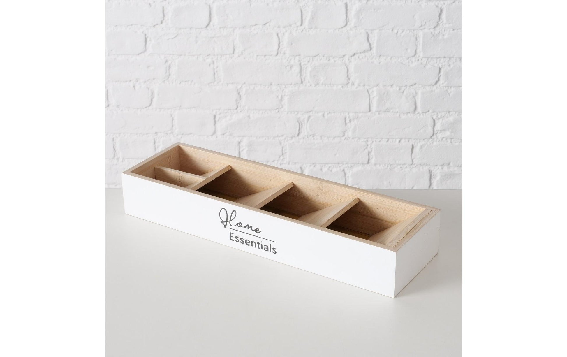 Boltze Aufbewahrungsbox ohne Deckel – Holz – Weiss – 120 × 60 × 120 mm