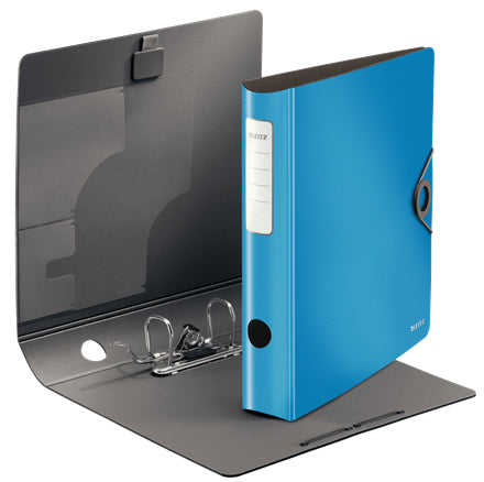 Leitz Active Solid 180° Hebelordner – für A4 – Rückenbreite 6,5 cm – Hellblau
