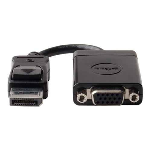 DELL Adapter DisplayPort zu VGA – 1920 × 1200, DisplayPort 1.1a – für Geräte mit DisplayPort – Schwarz