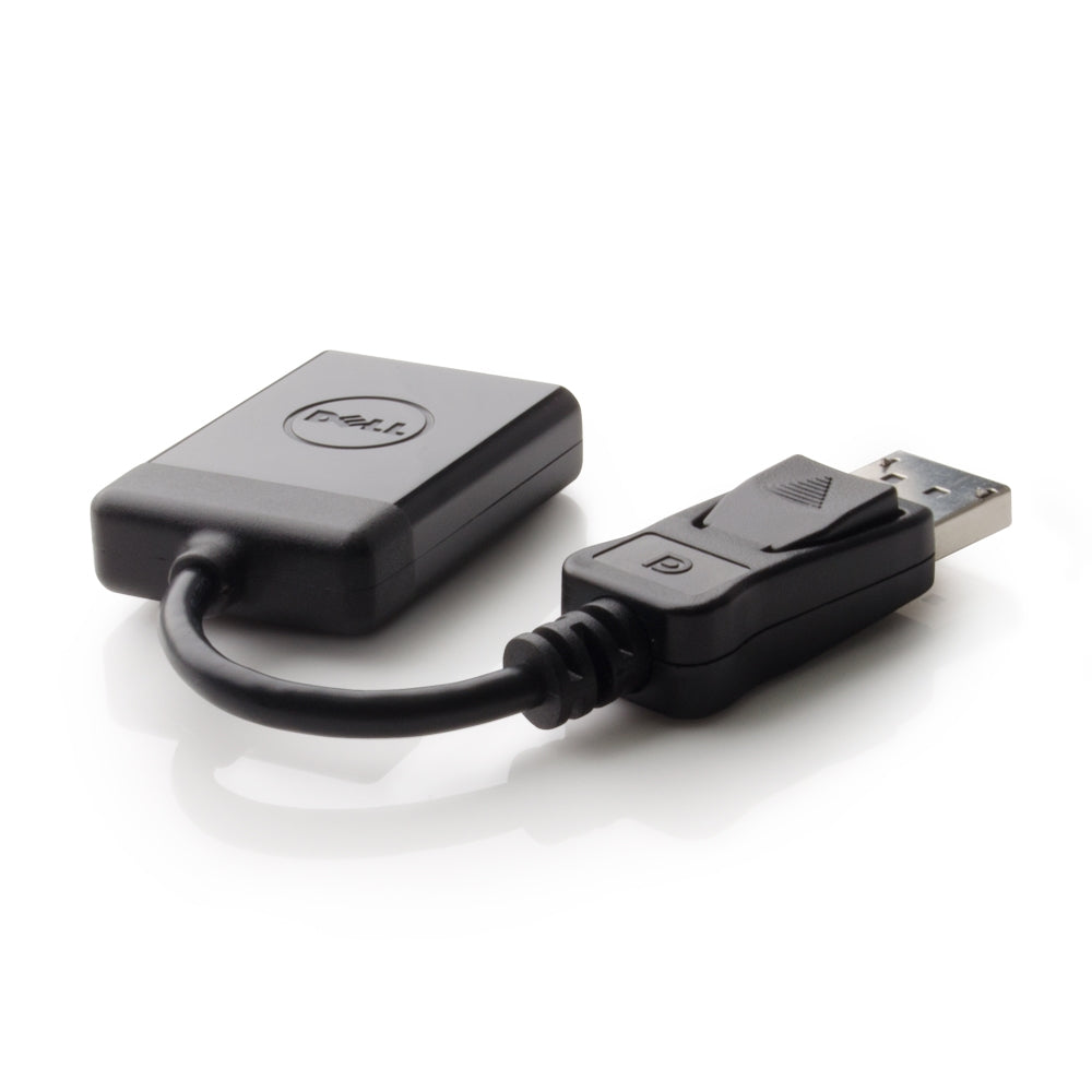 DELL Adapter DisplayPort zu VGA – 1920 × 1200, DisplayPort 1.1a – für Geräte mit DisplayPort – Schwarz
