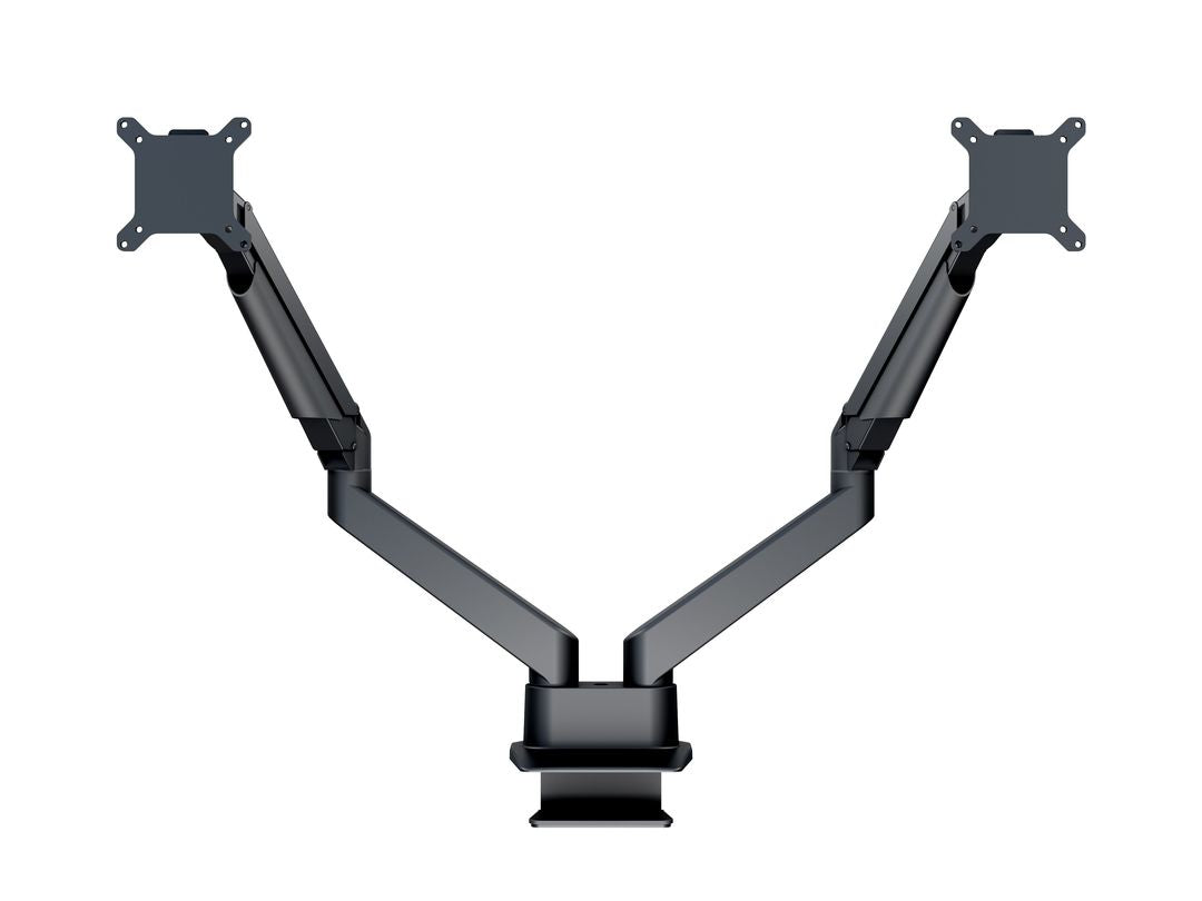 Multibrackets MB 4207 – Tischhalterung, Dual, bis 32", VESA 75 × 75 mm, 21 kg, drehbar, schwarz