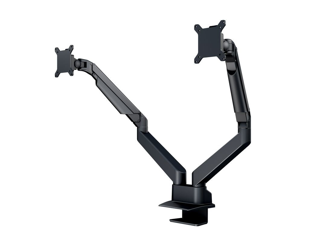 Multibrackets MB 4207 – Tischhalterung, Dual, bis 32", VESA 75 × 75 mm, 21 kg, drehbar, schwarz