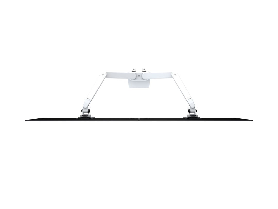 Multibrackets 3989 – Tischhalterung, Dual, bis 32", VESA 100 × 100 mm, 10 kg, drehbar, weiss