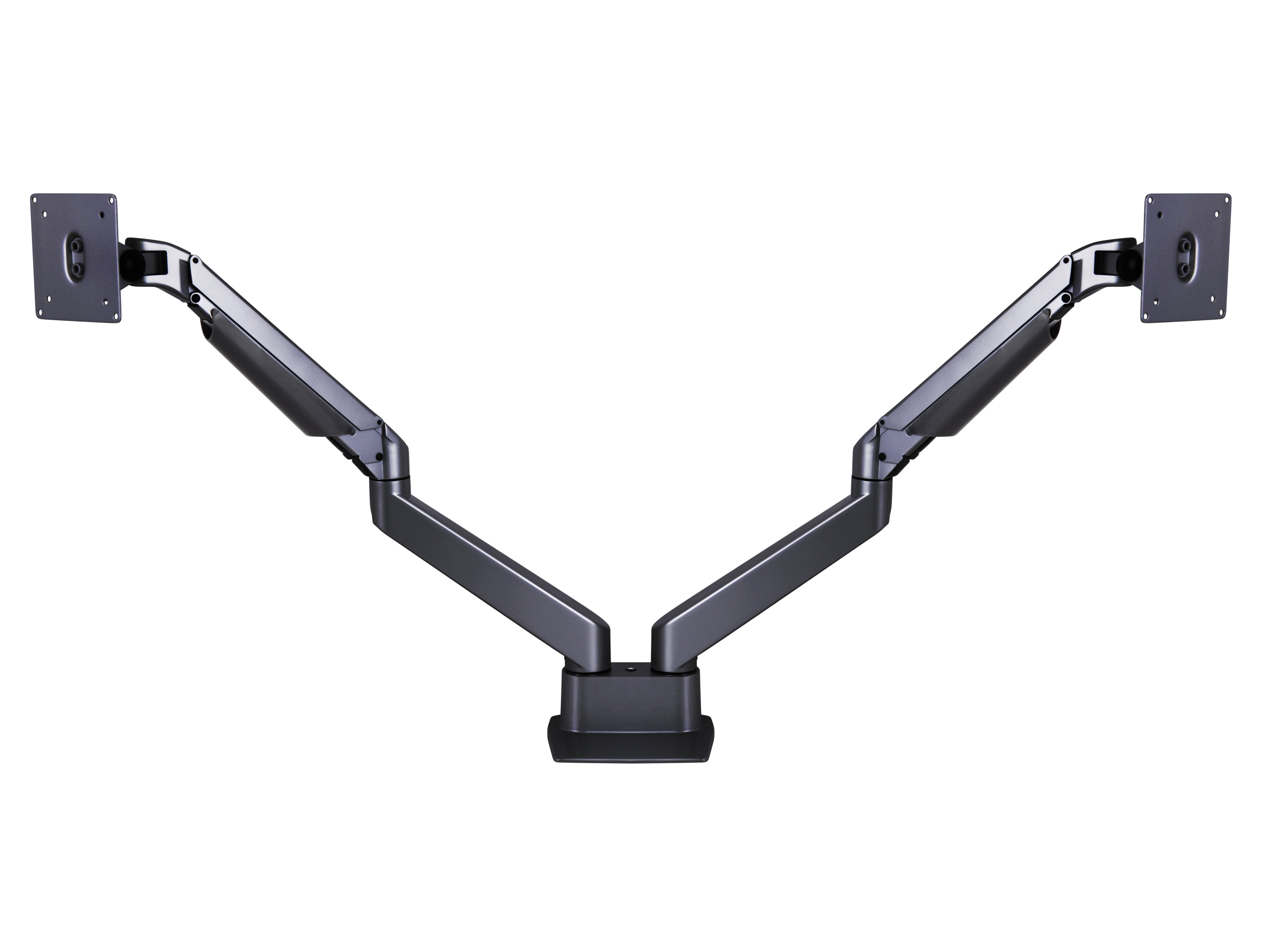 Multibrackets MB 4207 – Tischhalterung, Dual, bis 32", VESA 75 × 75 mm, 21 kg, drehbar, schwarz