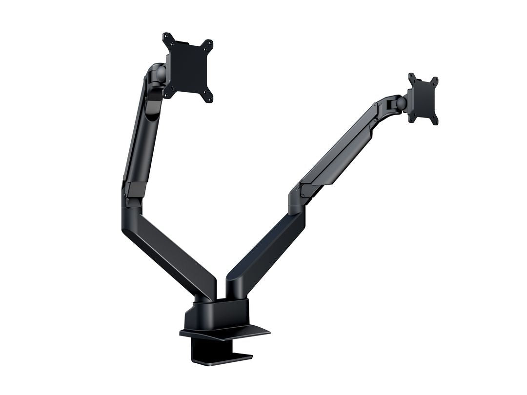 Multibrackets MB 4207 – Tischhalterung, Dual, bis 32", VESA 75 × 75 mm, 21 kg, drehbar, schwarz