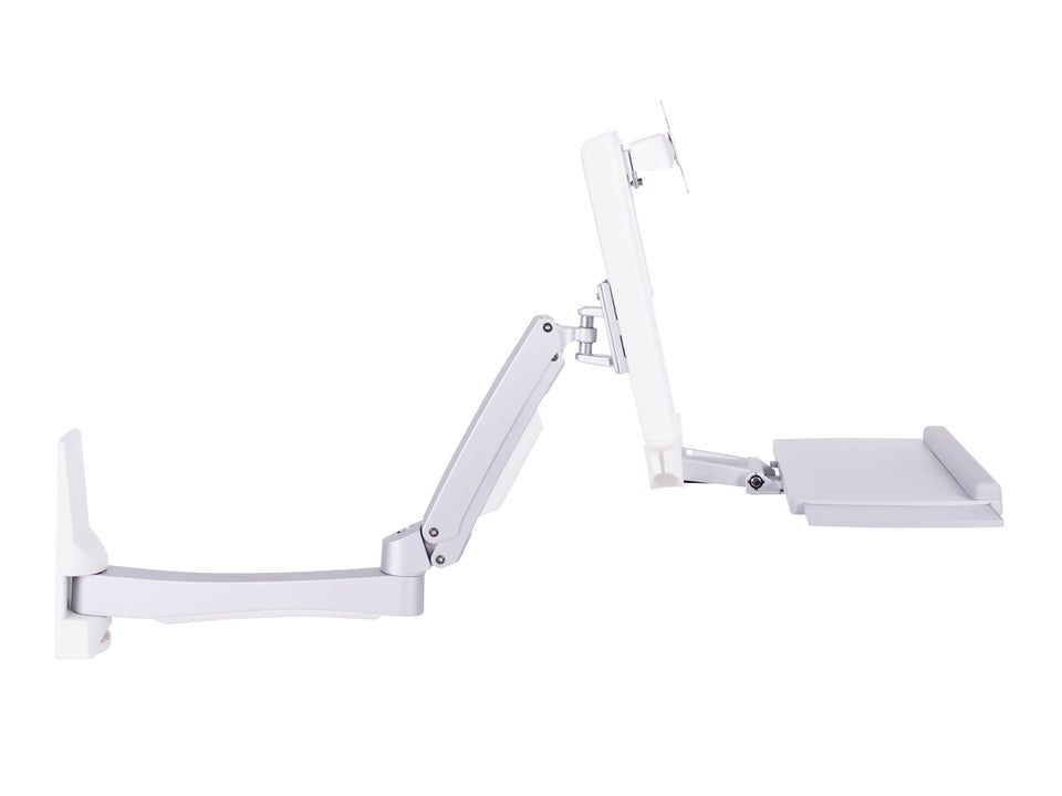 Multibrackets Wand-Schwenkarm – 15–27", 8 kg, weiss