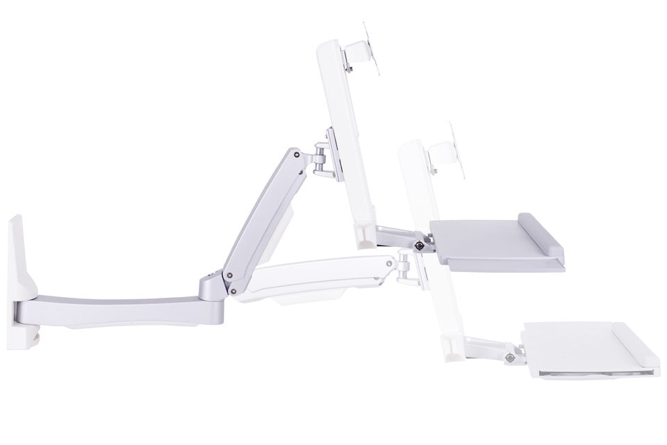 Multibrackets Wand-Schwenkarm – 15–27", 8 kg, weiss