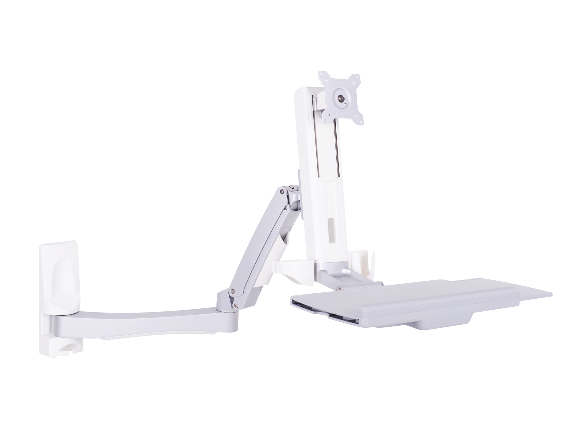 Multibrackets Wand-Schwenkarm – 15–27", 8 kg, weiss