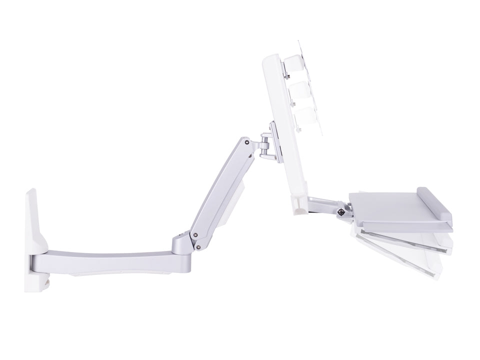 Multibrackets Wand-Schwenkarm – 15–27", 8 kg, weiss