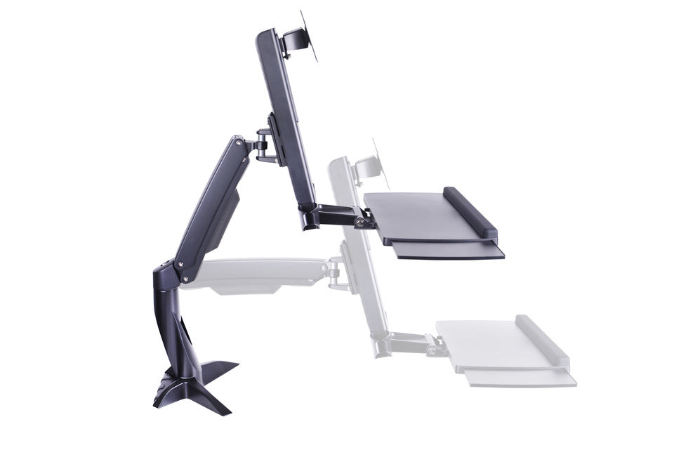 Multibrackets Wandhalterung – bis 27", 8 kg, drehbar, schwarz