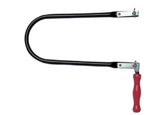 Glorex – Laubsägebogen 25,5 × 30 cm, Roter Griff