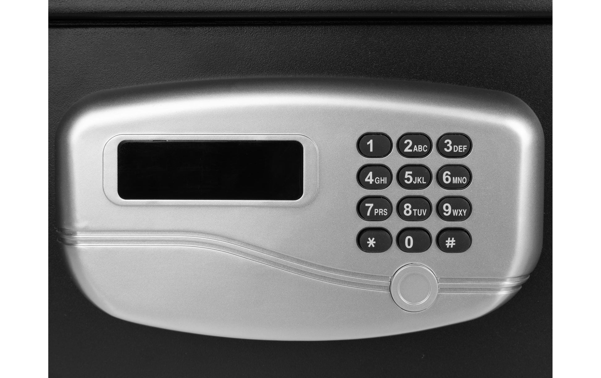 Struct Tresor – mit Zahlenschloss, Stahl, schwarz, 433 × 372 × 197 mm