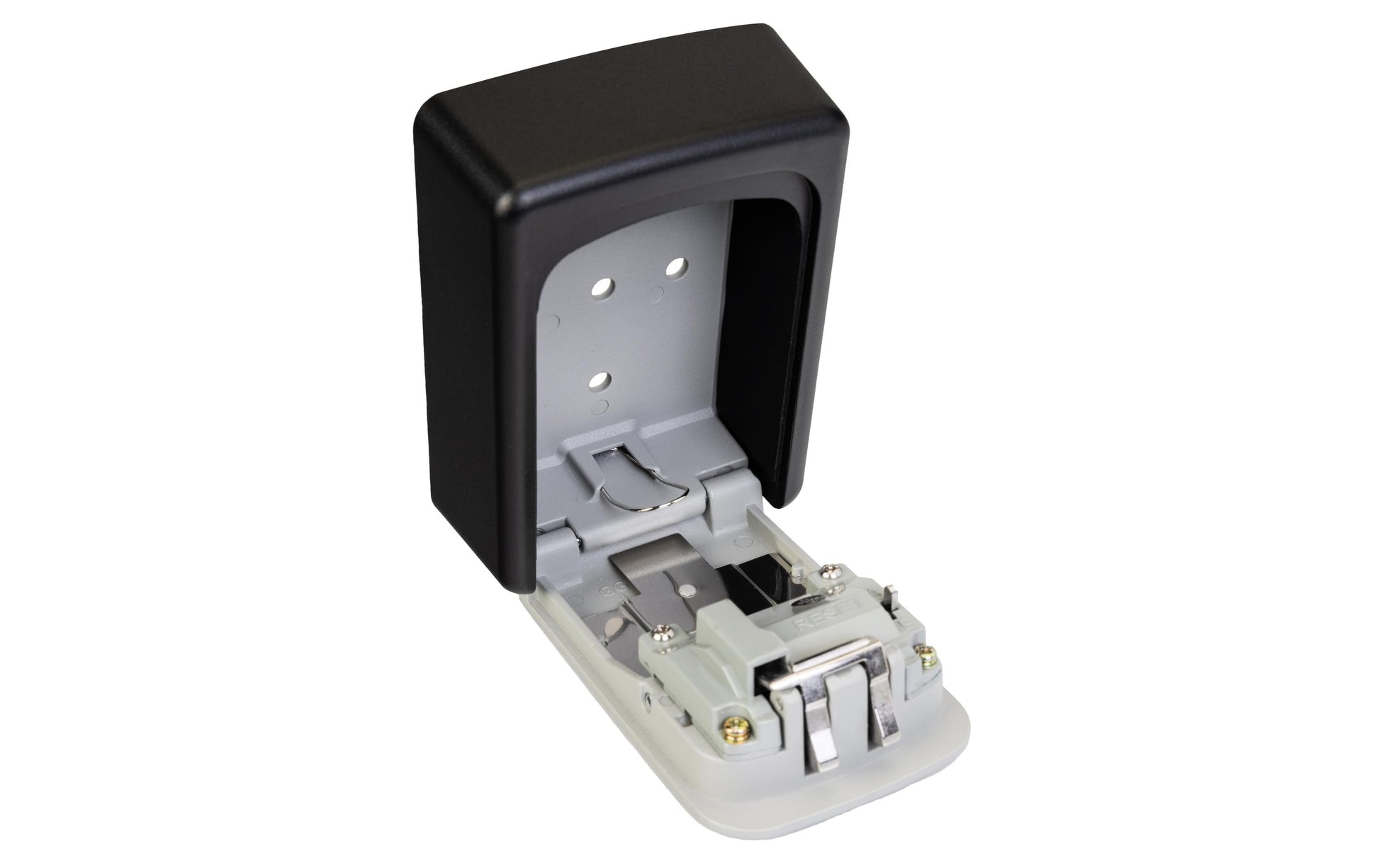 Struct Schlüsselsafe – Elektronikschloss – 89 × 40 × 122 mm – Beige/Schwarz