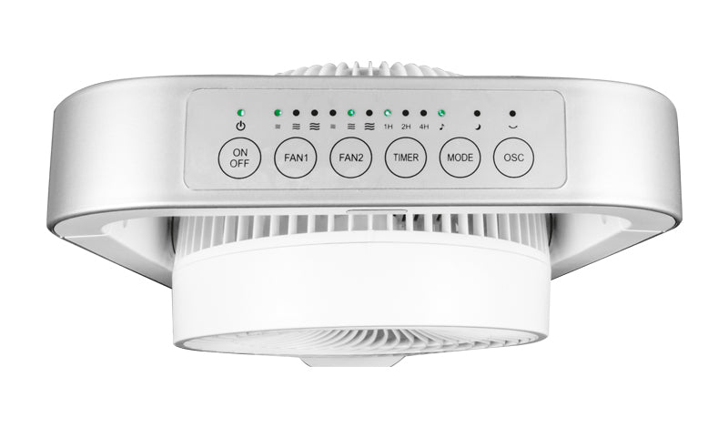 Sonnenkönig Standventilator Vind 2 – 3 Stufen, oszillierend, Timer, Fernbedienung, 70 W, 47 dB, Weiss