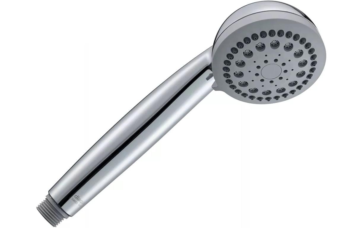 Diaqua Handbrause Duchessa – 24×8 cm, ABS/Silikon, Chrom