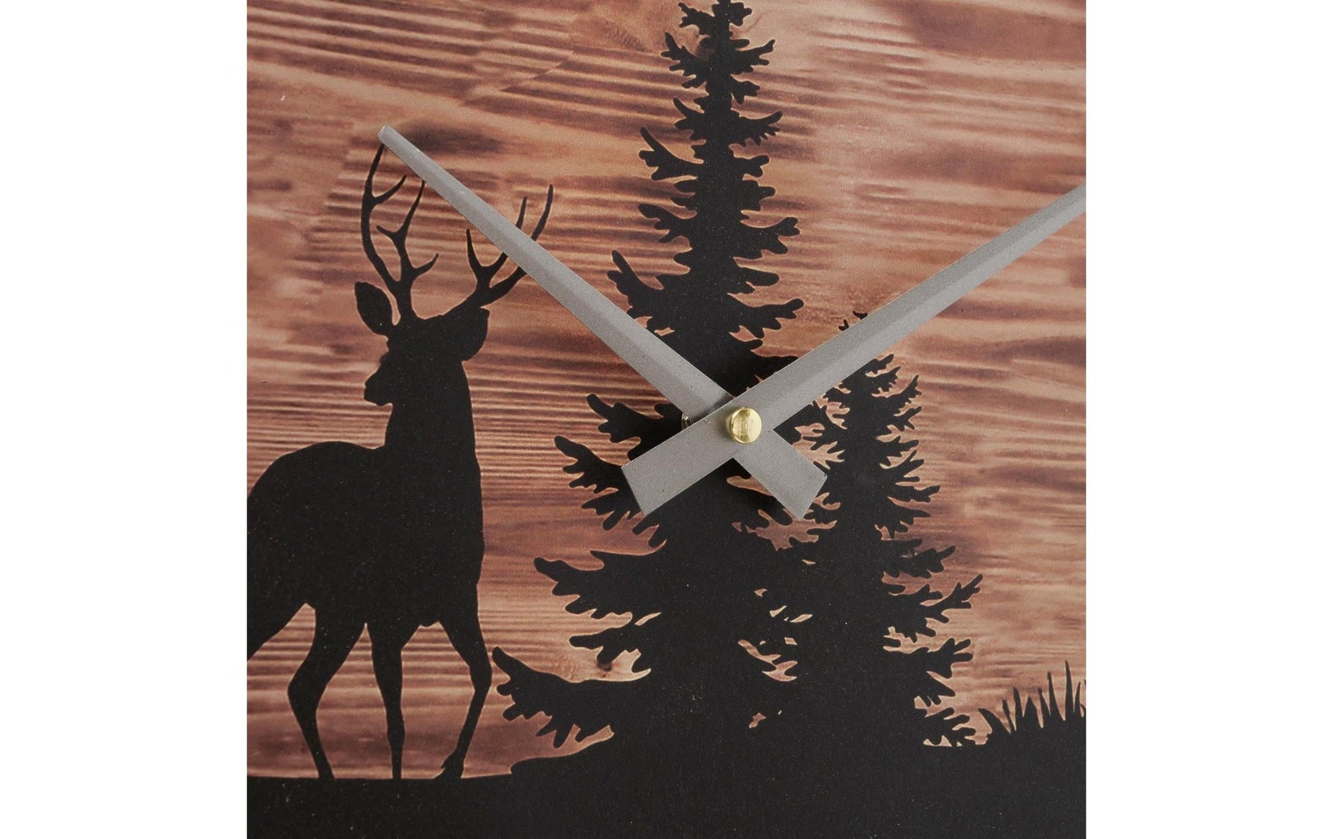 Boltze Wanduhr Ludwig – Ø 45 cm, schwarz, Holz
