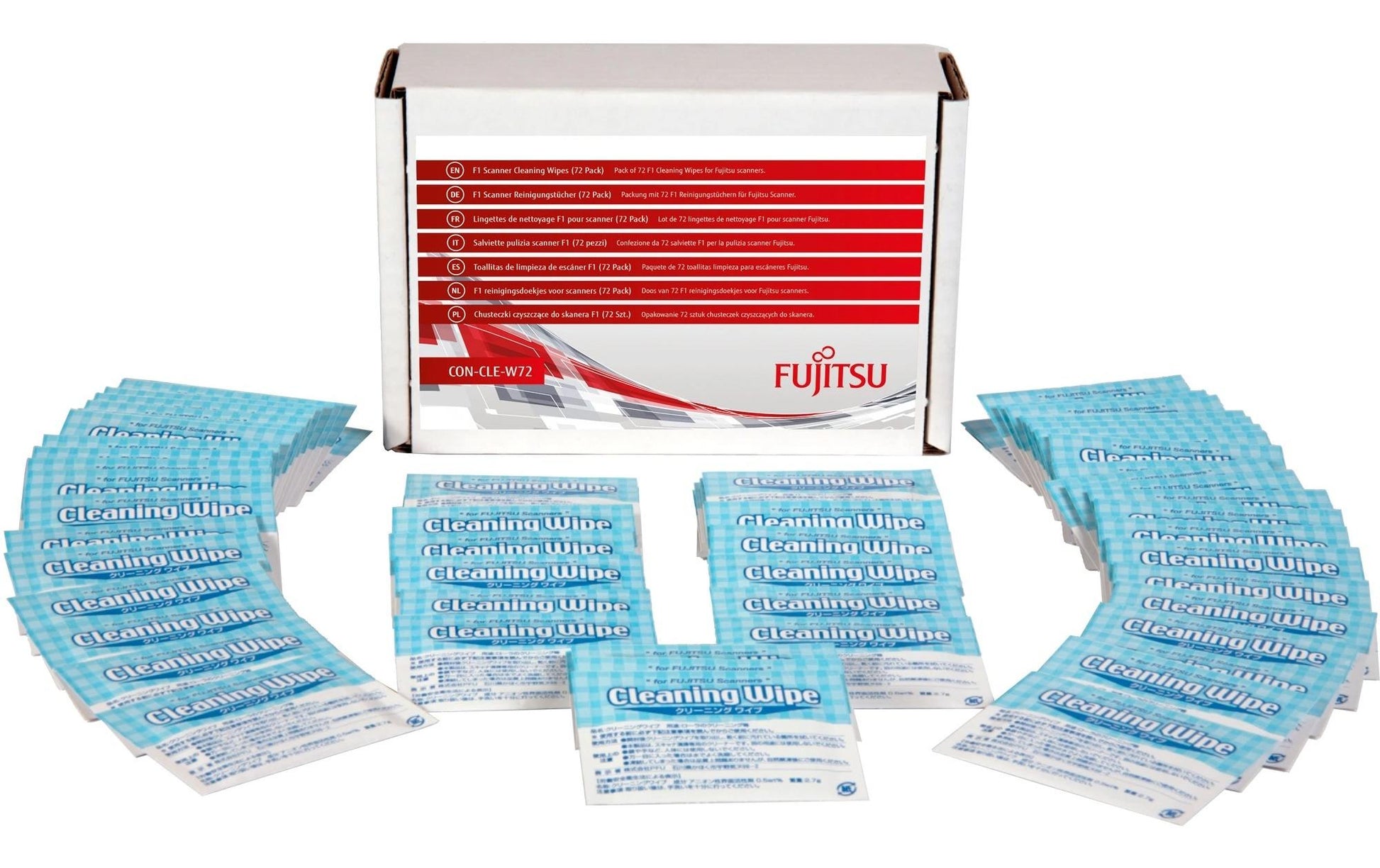 Ricoh F1 Reinigungstücher 72er-Pack, mehrfarbig – für fi-5015C/fi-6110/fi-7140 und andere