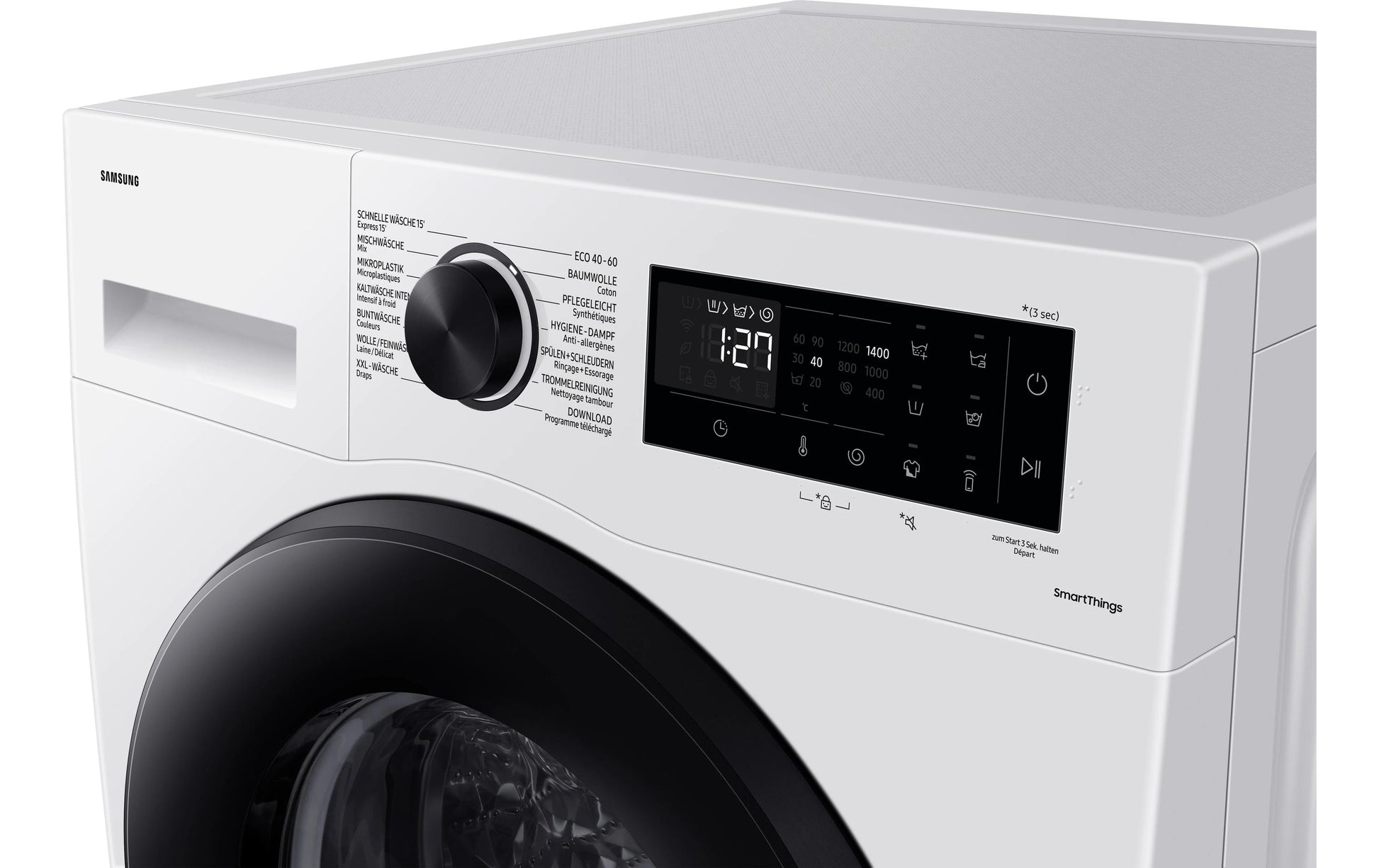 Samsung Waschmaschine WW90CGC04AAEWS, 9 kg, 1400 U/min – Weiss