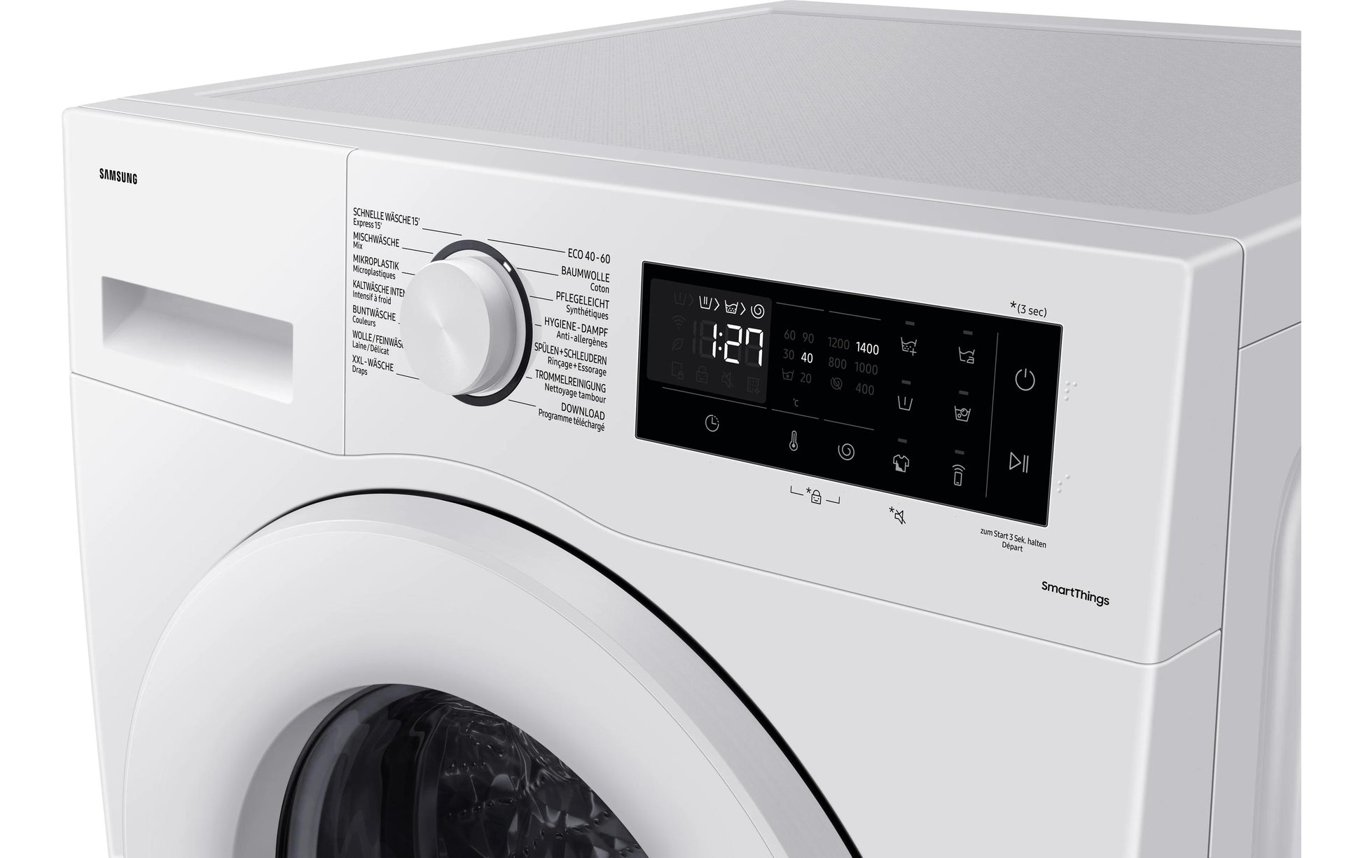 Samsung Waschmaschine WW80CGC04ATEWS – 8 kg, 1'400 U/min, 72 dB, Energieklasse A – weiss