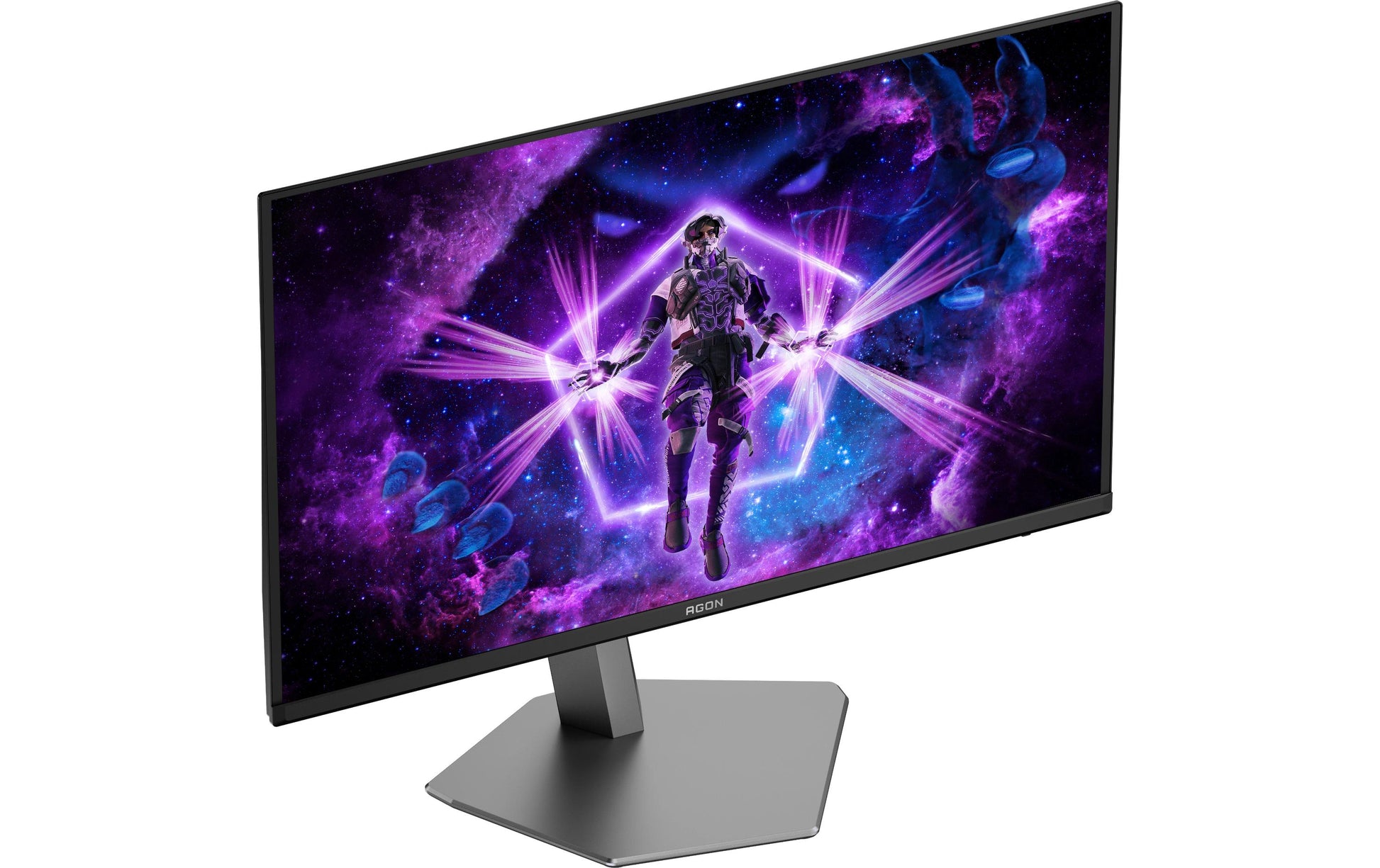 AOC AG326UD – Monitor, 31,5", OLED, 165 Hz, 250 cd/m², USB-Hub, Lautsprecher, VESA 100 × 100, Schwarz
