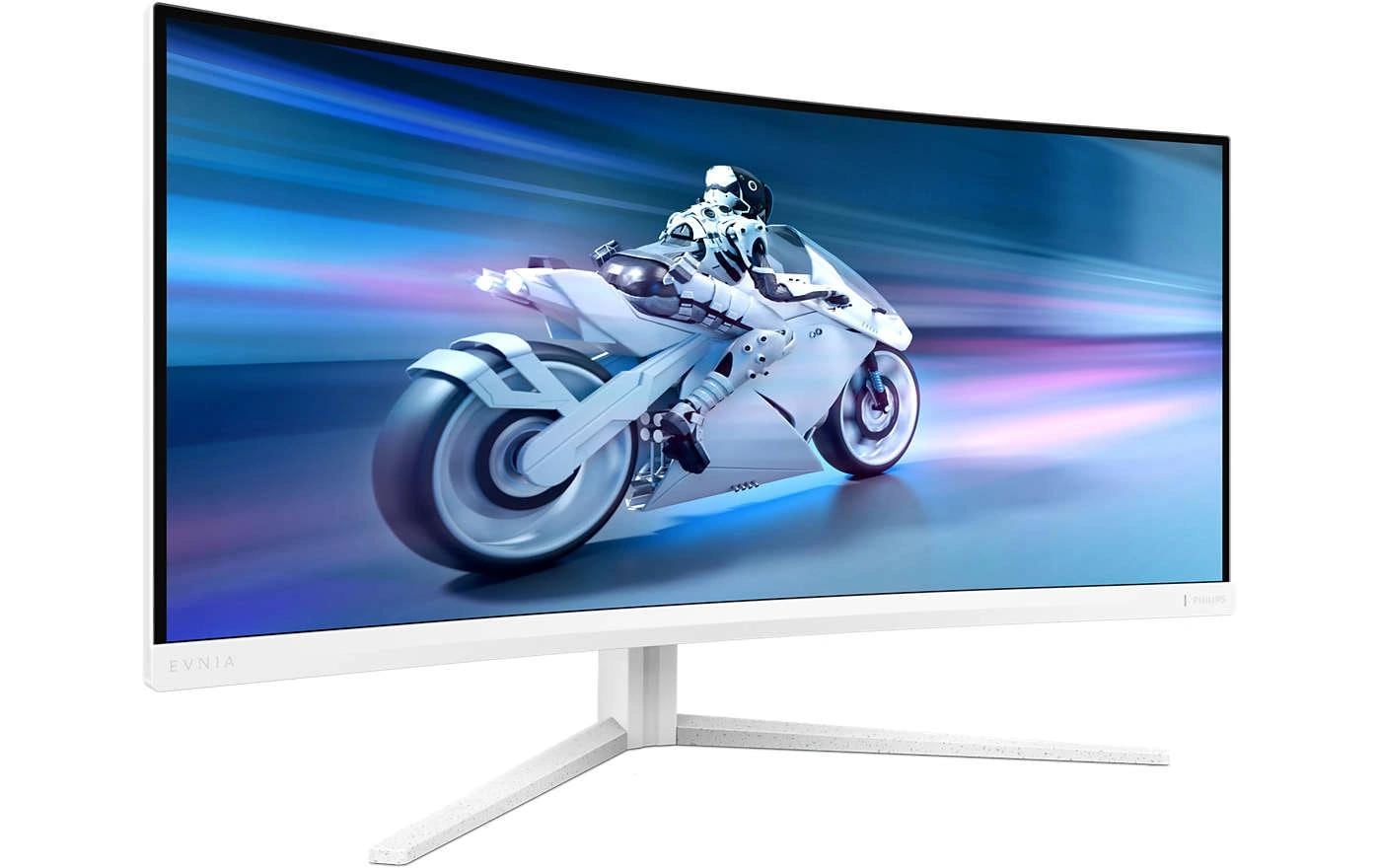 Philips Evnia 5000 34M2C5501A/00 – Monitor, 34", Curved, USB-Hub, Lautsprecher, VESA 100 × 100, Weiss