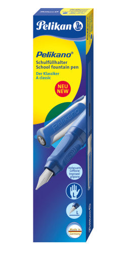 Pelikano – Federspitze L – für Linkshänder – Blau – Patronen