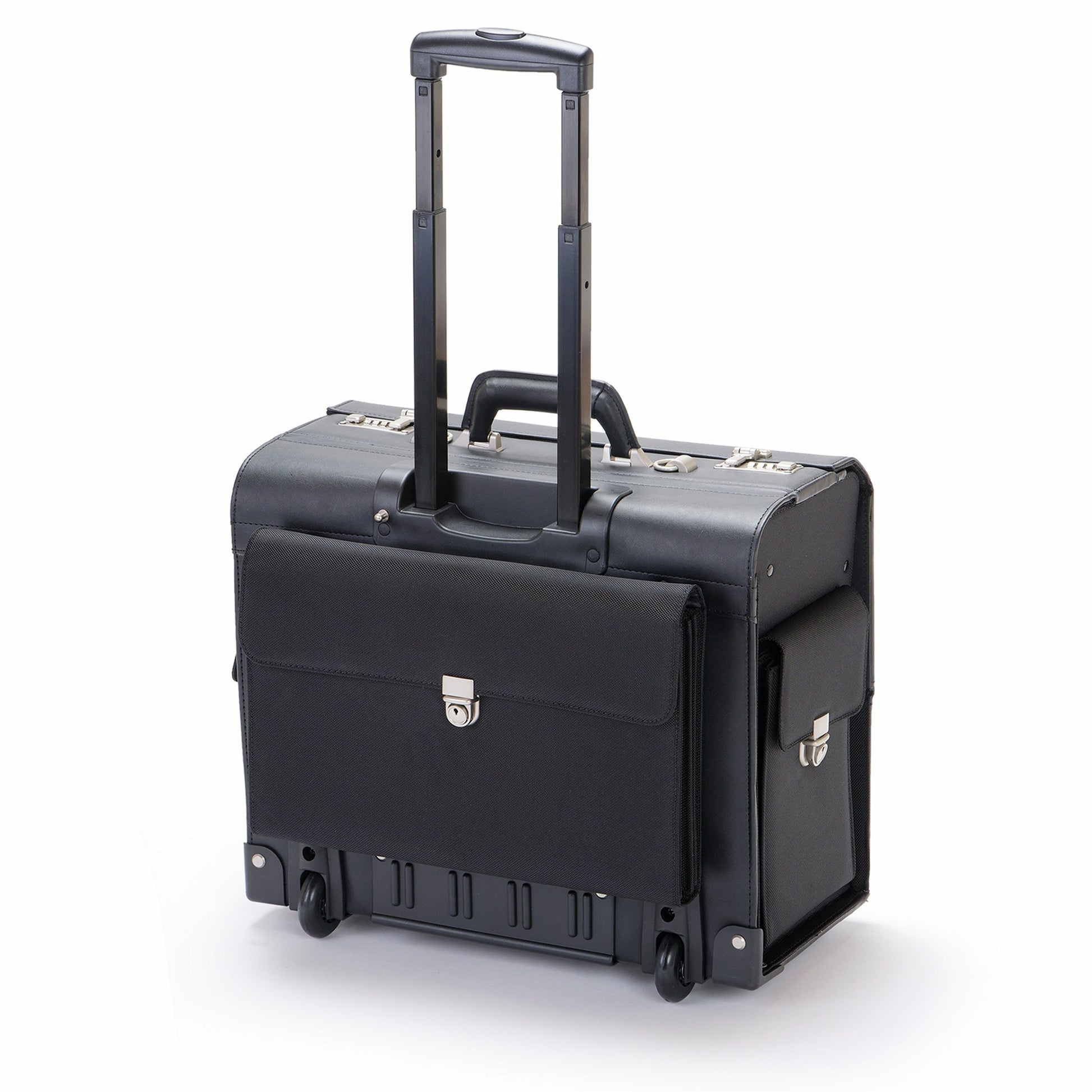 DICOTA Notebook-Tasche bis 16,4" – Kunstleder, kratzresistent – Schwarz