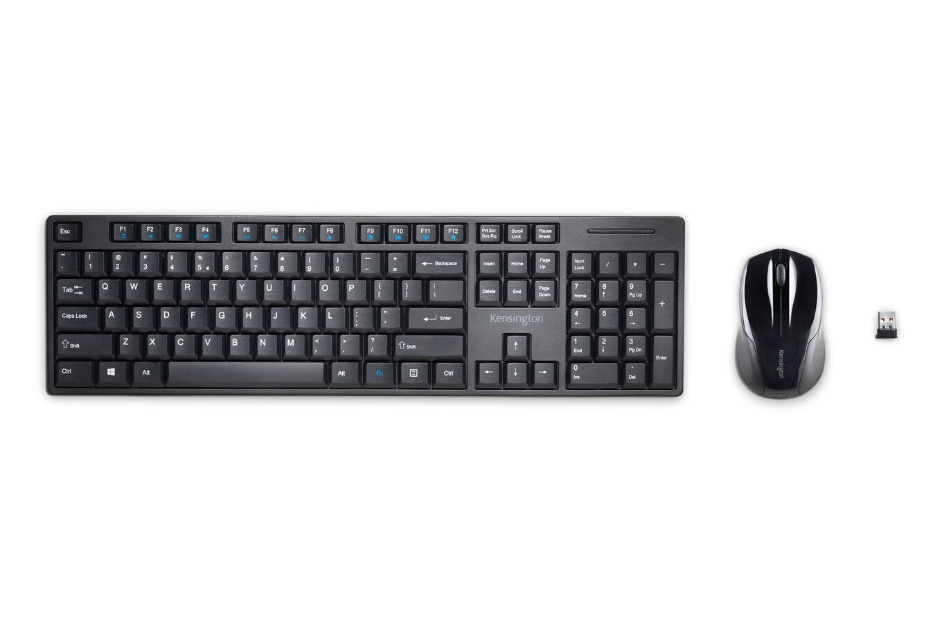 Kensington Tastatur, kabellos, FR-Layout (FR), Fullsize (mit Ziffernblock)