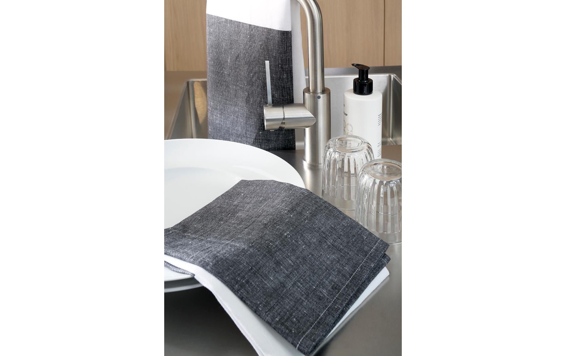 Cawö Geschirrtuch Cuisine Duo – weiss – 50 × 70 cm – Baumwolle