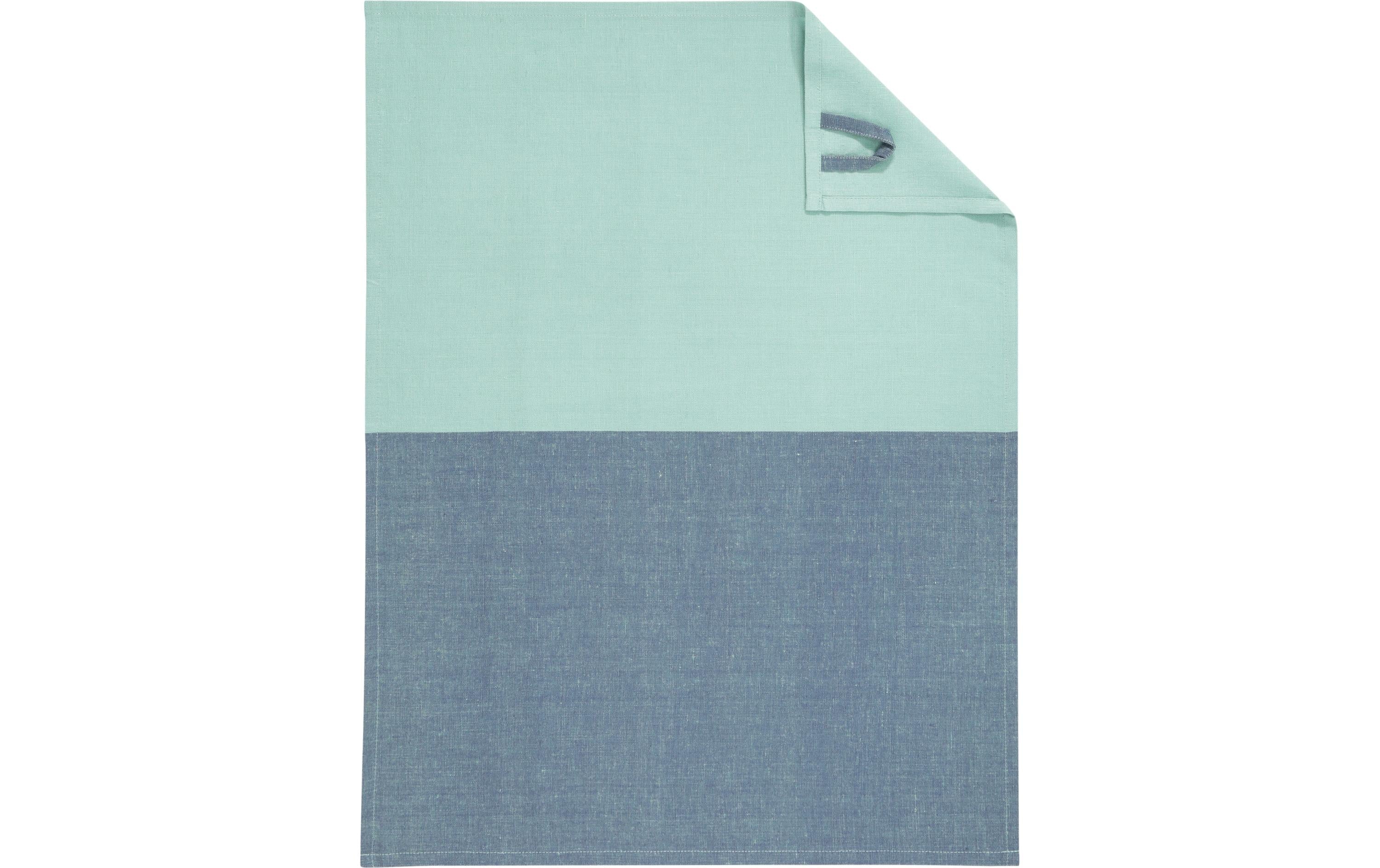 Cawö Geschirrtuch Cuisine Duo – 50 × 70 cm, Nachtblau, Baumwolle, OEKO-TEX STANDARD 100