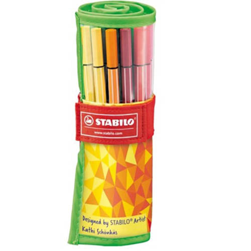 STABILO Filzstifte, Strichbreite 1 mm, 25 Farben