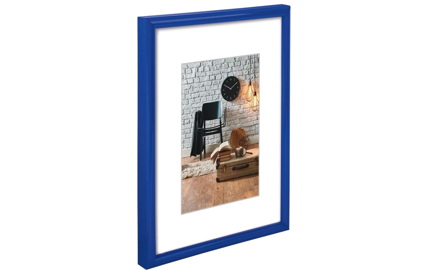 Hama Bilderrahmen – für 15 × 20 cm – Kunststoff & Plexiglas, Blau