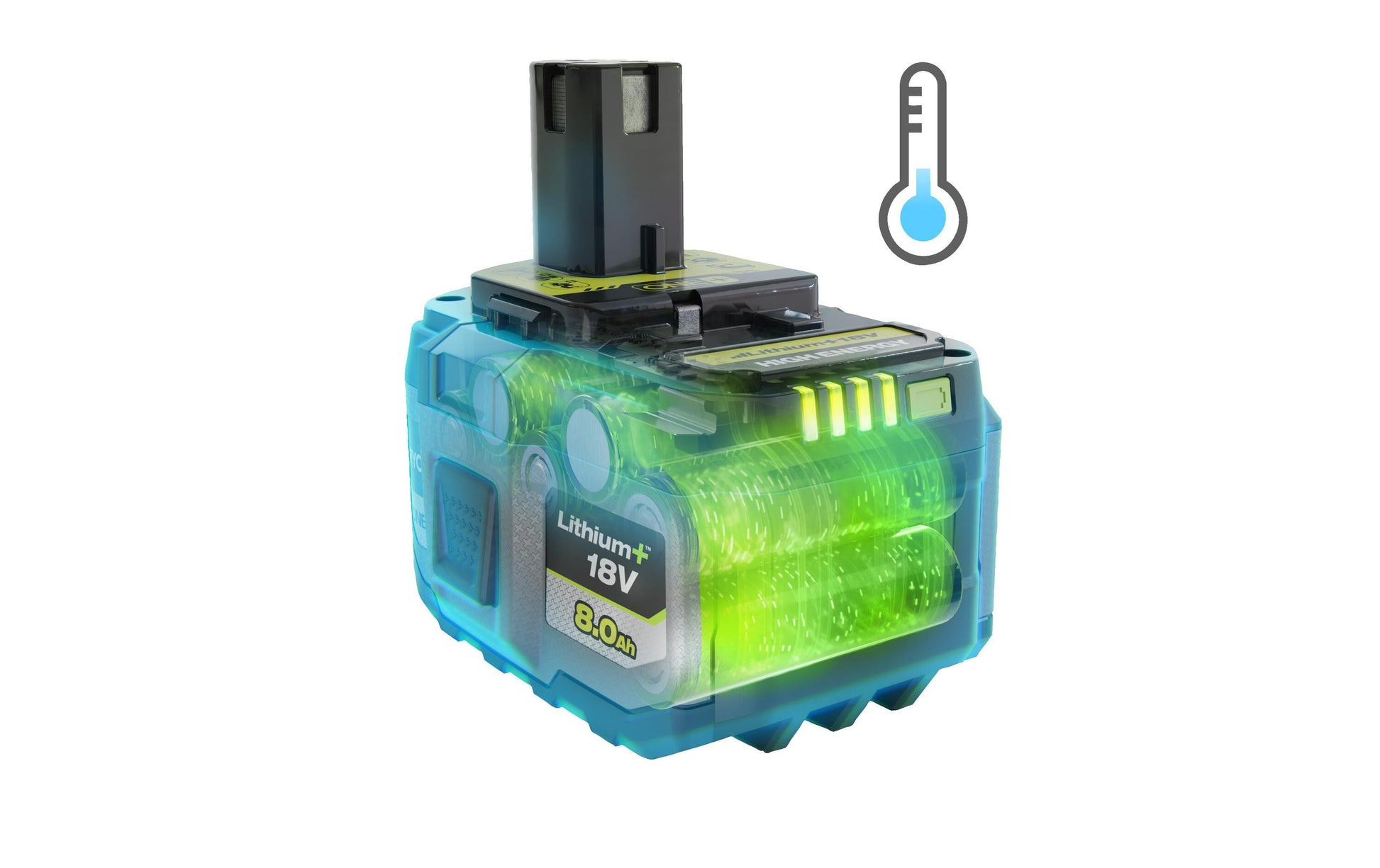 Ryobi ONE+ Akku 18 V 8,0 Ah (144 Wh)