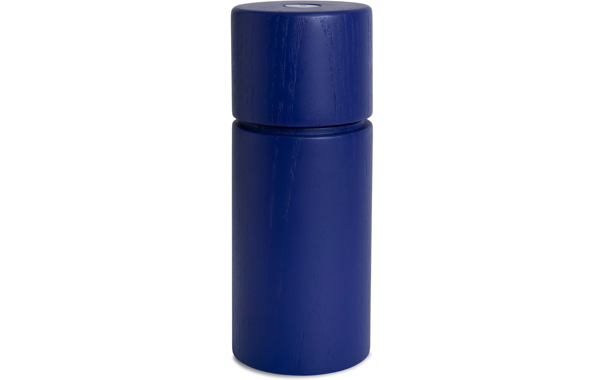 CrushGrind Salz-/Pfeffermühle Ø 5 × 12 cm, Eschenholz, Indigo, verstellbares Mahlen, Keramikmahlwerk