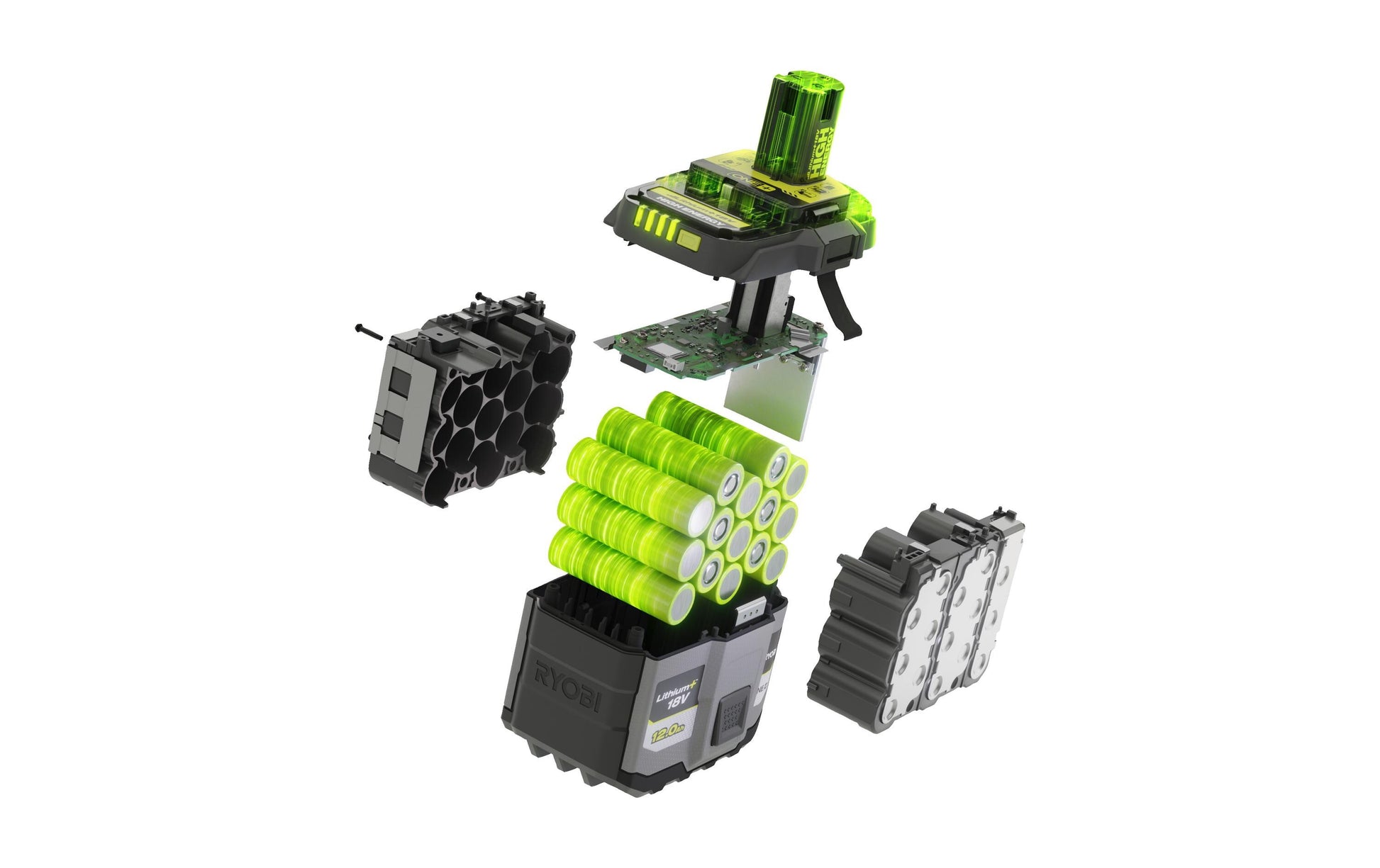 Ryobi ONE+ Akku 18 V 12,0 Ah (216 Wh) – Li-Ion (RB18120T)