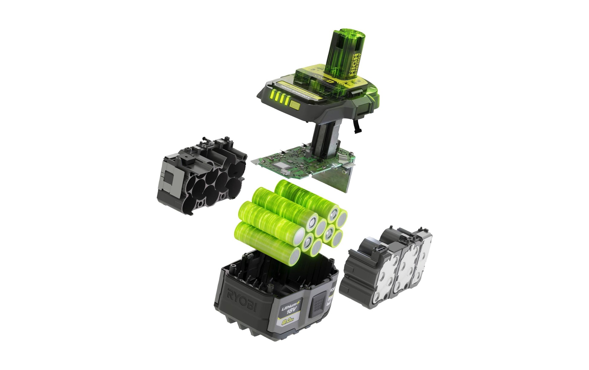Ryobi ONE+ Akku 18 V 8,0 Ah (144 Wh)