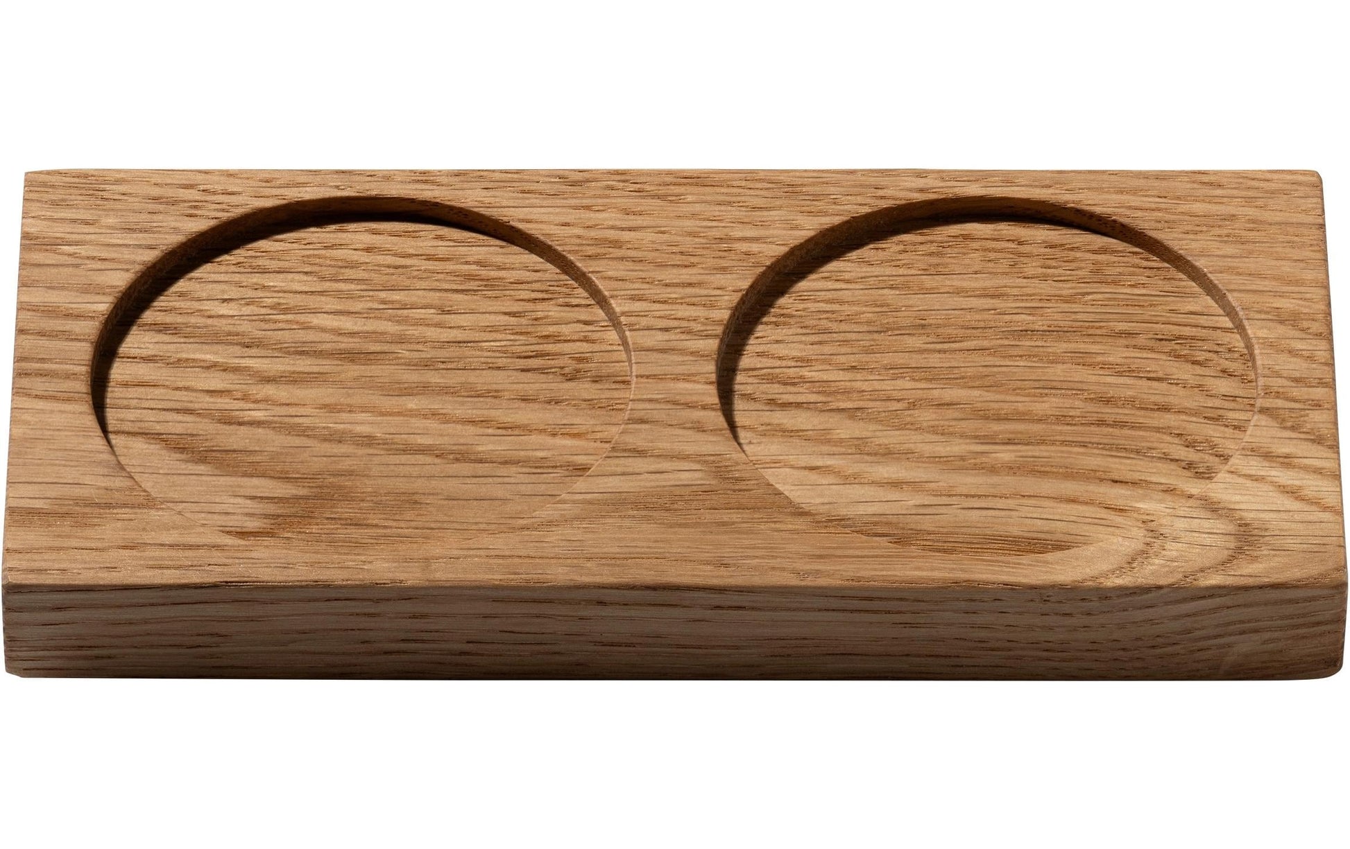 CrushGrind Untersetzer für Gewürzmühle, Ø 15 cm, Walnussholz (FSC), Braun
