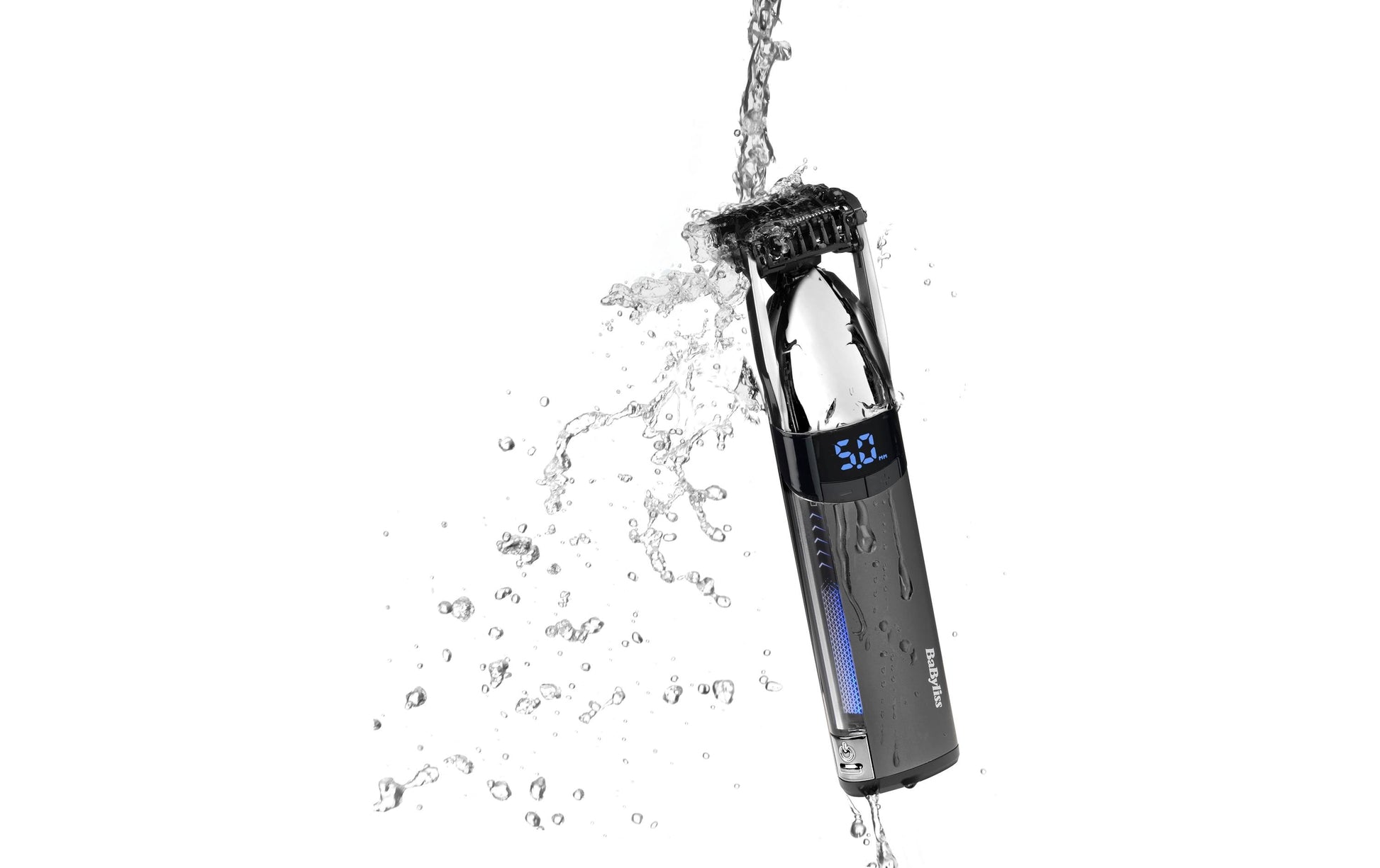 BaByliss Bartschneider S996E – kabellos, 300 min Laufzeit, 3,2 cm Schnittbreite – silber, Edelstahl