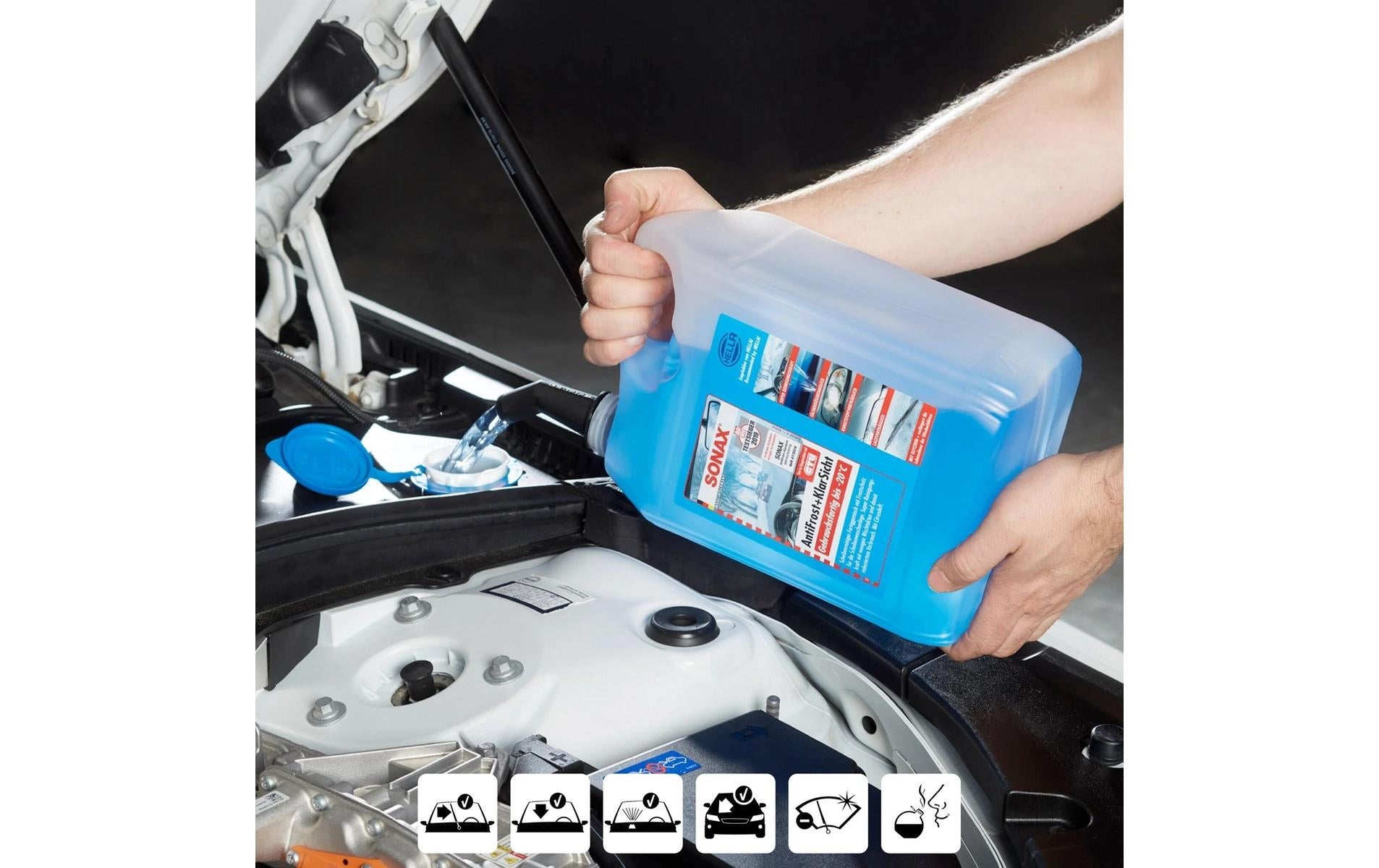 Sonax Scheibenreiniger Antifrost + KlarSicht – für Windschutzscheibe – 5 l
